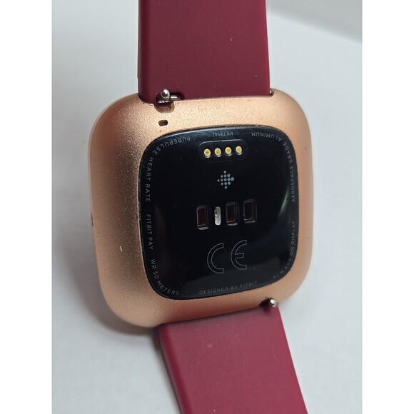 Fitbit Versa 2 Smartwatch Pink 40mm Alexa WR50M Always On Display No Charger - Picture 10 of 10